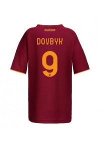 AS Roma Artem Dovbyk #9 Voetbaltruitje Thuis tenue Dames 2025-26 Korte Mouw